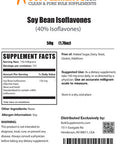 BulkSupplements.com Soy Isoflavone Powder - Estrogen Supplement for Women - Soy Supplement (50 Grams)