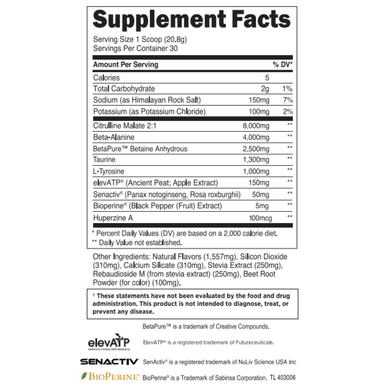 Transparent Labs Stim Pre Workout Strawberry Lemonade 30servings