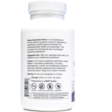 Stress Essentials Relax 120 Caps by Nutri-Dyn