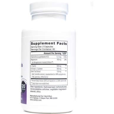 Stress Essentials Relax 120 Caps by Nutri-Dyn