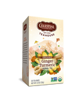 Celestial Seasonings Teahouse Organic Ginger & Turmeric Herbal Tea 20 Teabags