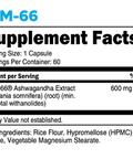 Transparent Labs KSM-66 Ashwagandha 60 Capsules