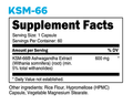 Transparent Labs KSM-66 Ashwagandha 60 Capsules