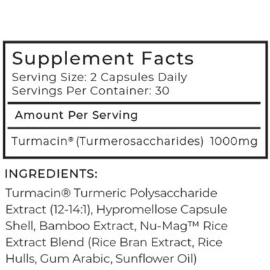 Love Life Supplements Turmacin Turmerosaccharides - 60 capsules
