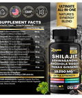 Zoyava Powerful Duo For Immunity, Gut Health, And Vitality: Bovine Colostrum Capsules (5250Mg) & Shilajit Power Shilastrength Blend (15,250Mg)