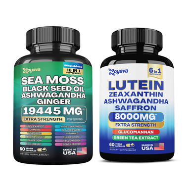 Zoyava Sea Moss & Sightshield Lutein Power Bundle