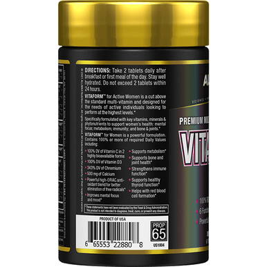 Allmax Nutrition Vitaform Multivitamin For Women 60 Tablets
