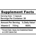 Gaspari Nutrition Vitamin-C (750mg)