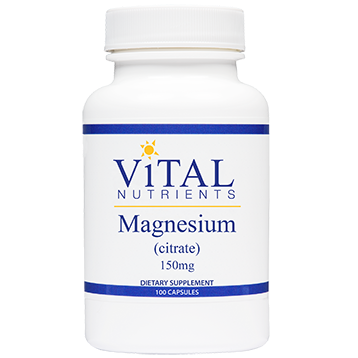 Vital Nutrients Magnesium Citrate 150 mg 100 caps