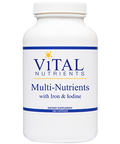 Vital Nutrients MultiNutrients w/Iron Iodine 180 caps
