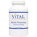 Vital Nutrients MultiNutrients w/Iron Iodine 180 caps