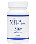 Vital Nutrients Zinc Citrate 30 mg 90 vcaps