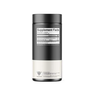 Way2well Vitamin D3 + K2 5000 - 60 capsules