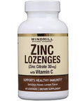 Zinc Lozenges with Vitamin C Honey Lemon