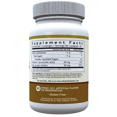 Zinc Lozenges with Vitamin C Citrus