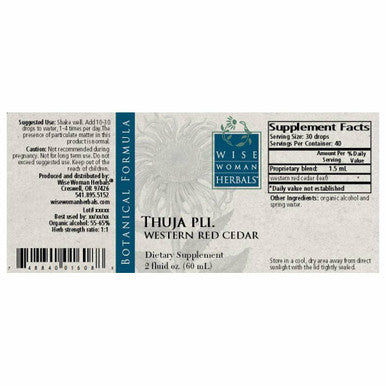 Western Red Cedar Thuja plicata 2 oz by Wise Woman Herbals