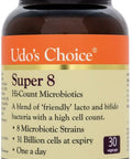 Udo's Choice Super 8 Hi-Count Microbiotics 30 VCaps