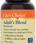 Udo's Choice Adults Blend Microbiotics 60 Vege Caps