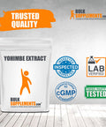 Bulksupplements.com Yohimbe Extract - Supplements for Men - Yohimbe Bark - Yohimbe Supplements for Men (500 Grams)