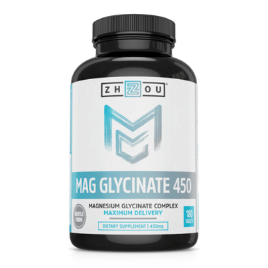 Zhou Nutrition Magnesium Glycinate 450mg 180tabs