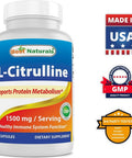 Best Naturals L-Citrulline Capsules - 1500mg/Serving - Non-GMO - Gluten - 90 Capsules (90 Count (Pack of 1))