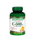 Nature's Bounty Vitamin C 500 mg With Rose Hips Chewable Tablets, Orange Flavor 90 ea