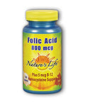 Nature's Life Folic Acid 800 mcg - 250 Tablets