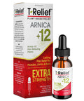 MediNatura T-Relief Extra Strength Pain Relief Drops Arnica +12 Fast-Acting Relieving Actives for Back Neck Joint Muscle Hand & Foot Aches Pains & Soreness - 1.69 oz
