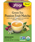 Yogi Teas - Green Tea Passion Frt Matcha 16 Tea Bags
