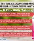 BHK's Fast-Melting B Complex+Ferrochel Iron Tablets
