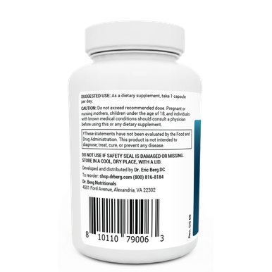 Dr. Berg Adrenal & Cortisol 60 Capsules