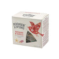 Higher Living Rhubarb and Vanilla Infusion - 20 Biodegradable Teapees