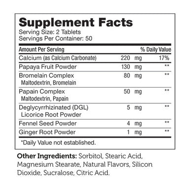Zahler's Aftermeals Digestive Health 100 Tablets