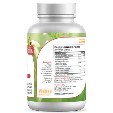 Zahler's Aftermeals Digestive Health 100 Tablets