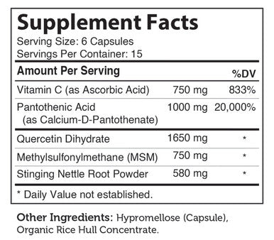 Zahler's Allerbreez Immune System Support 180 Capsules