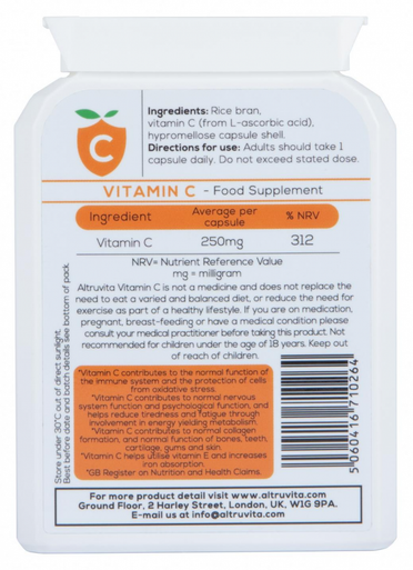 Altruvita Vitamin C 60's (Currently Unavailable)
