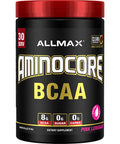 Allmax Nutrition Aminocore: Bcaa Supplement Powder Pink Lemonade 30 Servings
