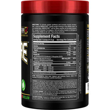 Allmax Nutrition Aminocore: Bcaa Supplement Powder Watermelon 30 Servings
