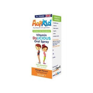 ActiKid Vitamin D3 Oral Spray 3 years plus - 30ml