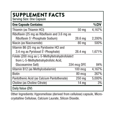 Thorne Stress B-Complex 60 Capsules
