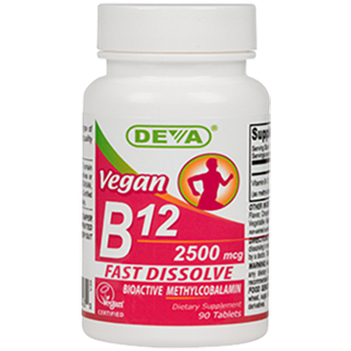 Deva Nutrition Llc - Vegan B12 2500 Mcg 90 Tablets