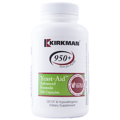 Kirkman Labs - Yeast-Aid Advanced Formula 200 Capsules