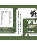 Barefoot Nutrition Optimum Multivitamin 60's