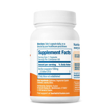Bariatric Fusion Probiotic Capsule 60 Capsules 60 Capsules