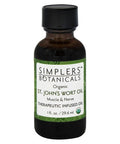 Organic St. John's Wort Infused Oil 1 oz By Simplers Botanicals