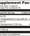 DaVinci Vitamin K2 Plus (Menaquinone-7)60 caps