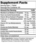 B-Complex 60 Timed Release tabs by Advanced Nutrition by Zahler