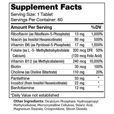 B-Complex 60 Timed Release tabs by Advanced Nutrition by Zahler