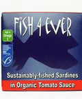 Fish 4 Ever Sustainably-Fished Sardines in Organic Tomato Sauce 120g