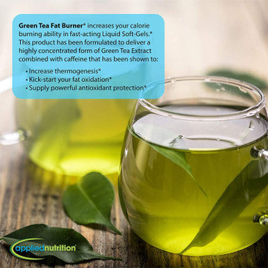 Applied Nutrition Green Tea Fat Burner Liquid Soft Gels 30 Soft Gels